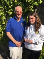 Katie's outstanding volunteering is recognised by this award. Well done Katie.